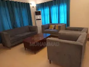 Spacious 7-Seater Living Room Sofa Set with Table