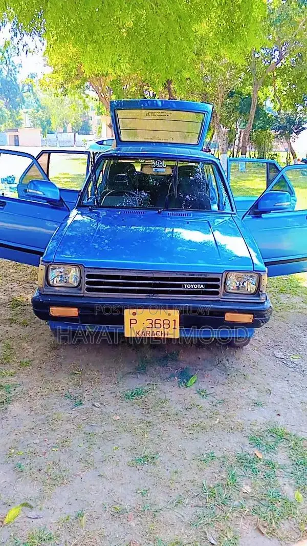 1984 Toyota Starlet Classic Sedan - Well-Maintained Vintage Car