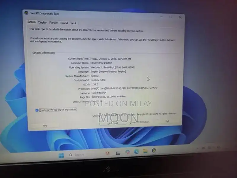 Dell Latitude High Performance Business Laptop