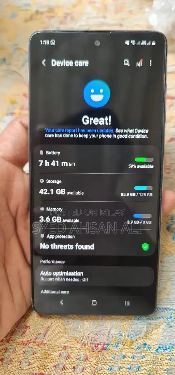 Samsung Galaxy A71 Dual SIM Smartphone