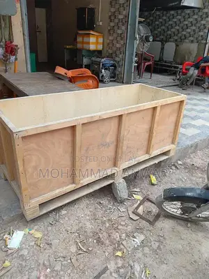 Photo - Versatile Wooden Storage Box - Large 6ft Disassemblable Container