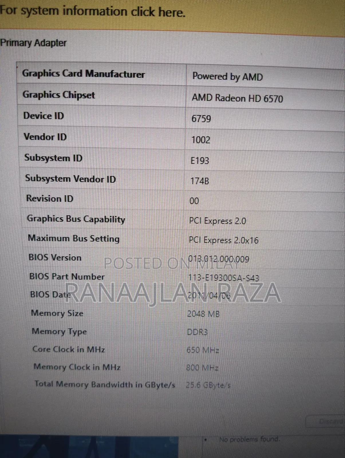 Amd Radeon Hd 6570 2gb