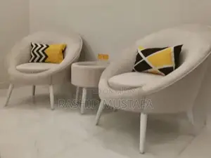 Designer Double Bed with Dressing Set and Coffee Chairs