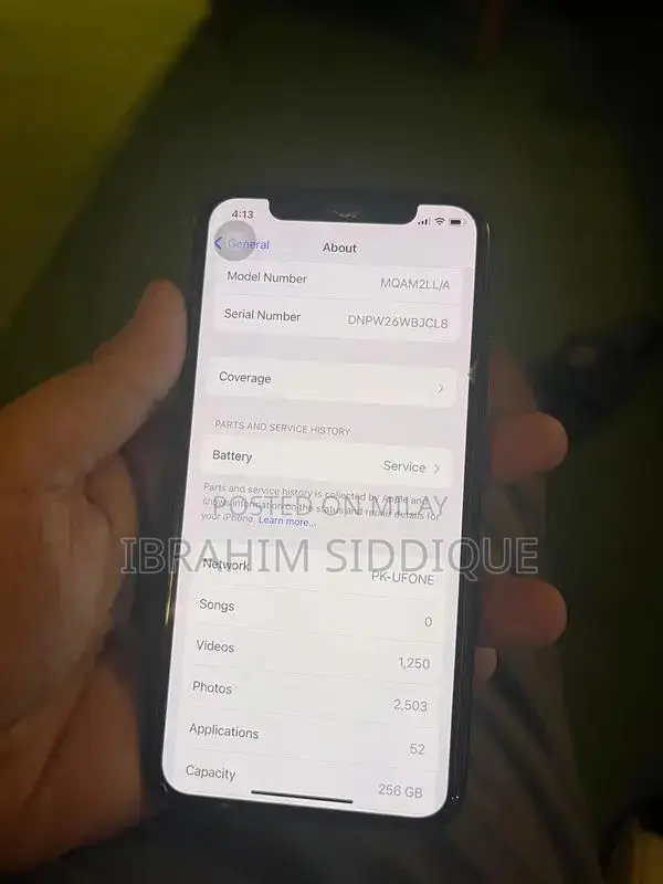 Apple iPhone X 256GB LLA Variant - Excellent Condition