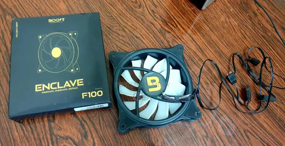 Boost ARGB 120mm PC Case Fan with RGB Lighting