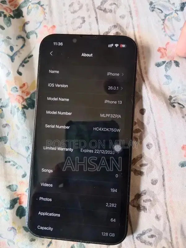 Apple iPhone 13 128GB Excellent Condition Smartphone