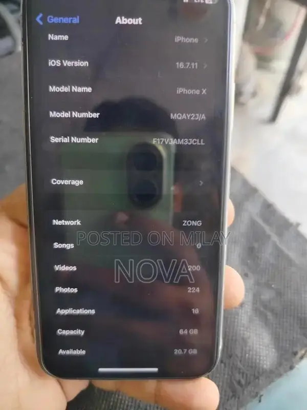 iPhone X Non-PTA 64GB Smartphone with Minor Repairs