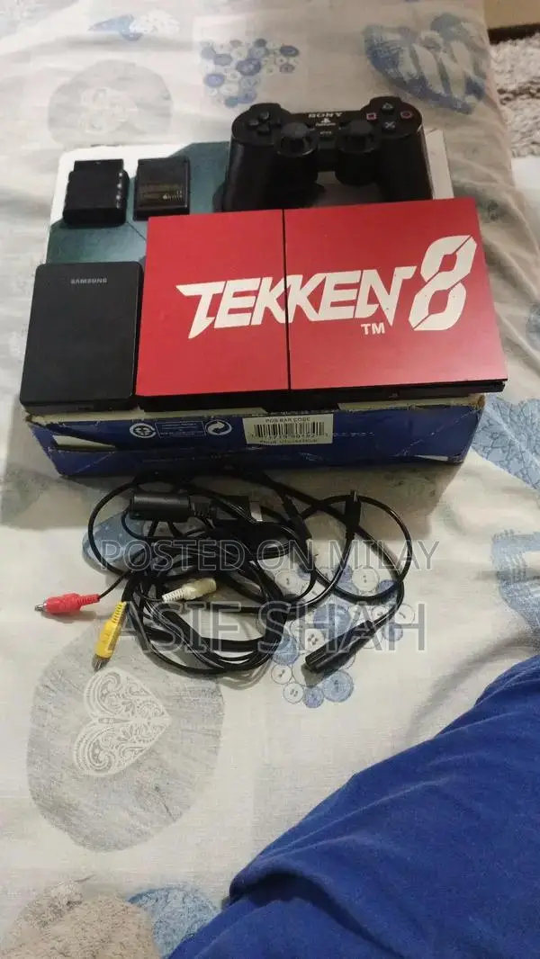 PlayStation 2 Console Jailbroken with Extensive Game Library