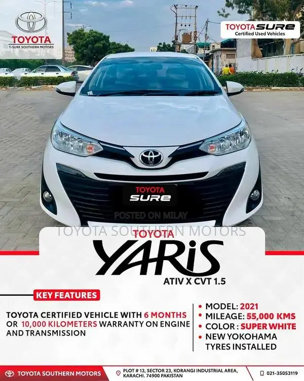 Toyota Yaris Ativ X 1.5 CVT Sedan