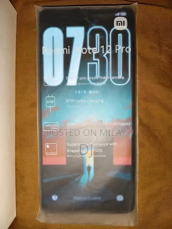 Redmi Note 12 Pro Dual SIM Smartphone with Charger