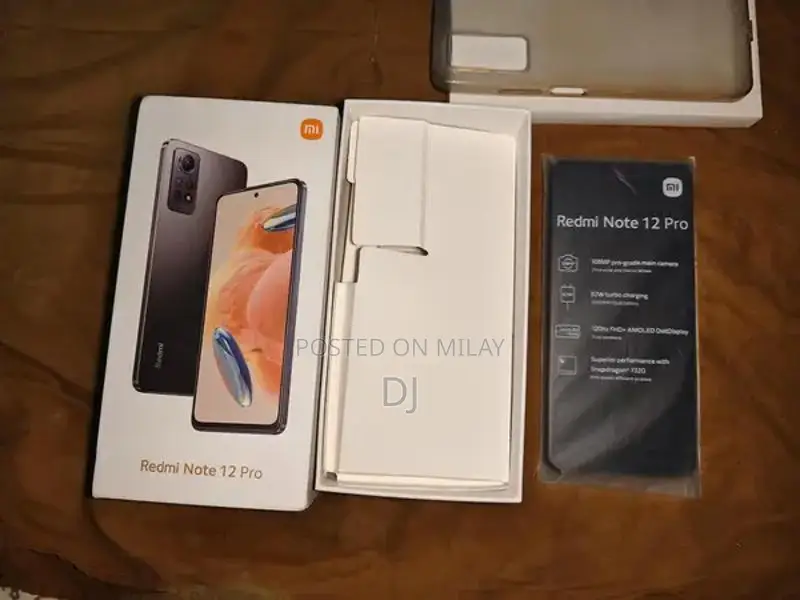 Redmi Note 12 Pro Dual SIM Smartphone with Charger