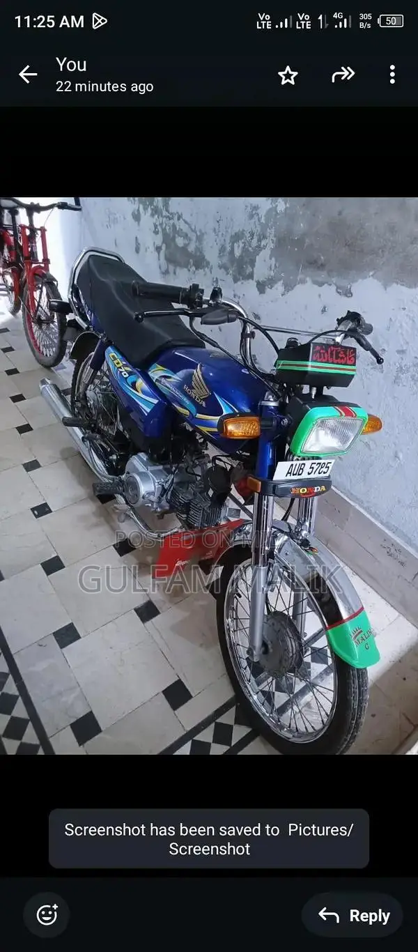 Honda Bike Model 70t - Excellent Condition Bicycle