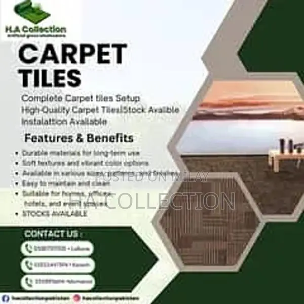 Artificial Grass Carpet Tiles for Indoor and Outdoor Spaces