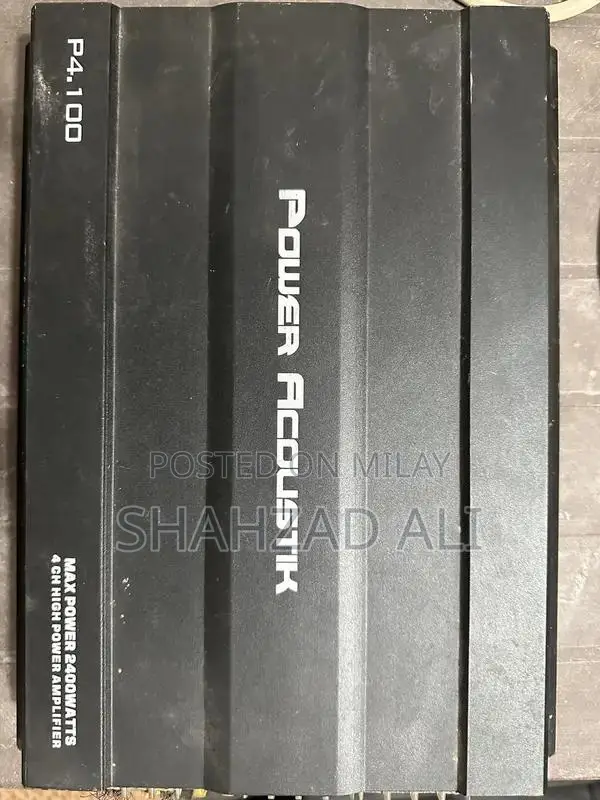 Power Acoustik P4.100 4-Channel High Power Car Audio Amplifier