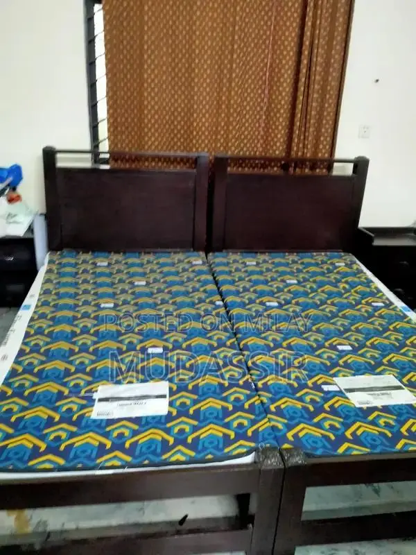 Solid Wood Bed Frame - Gently Used, Like New Condition