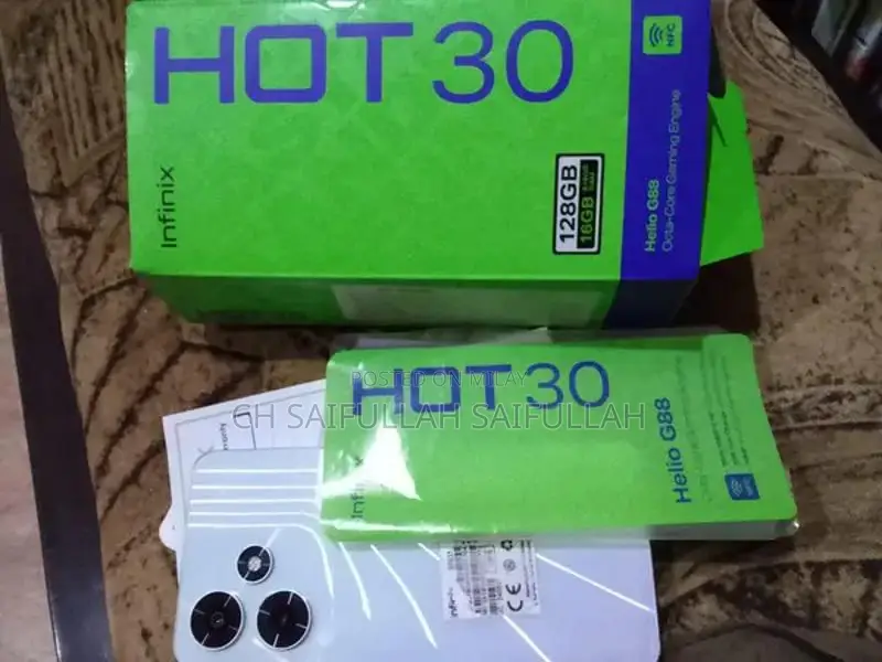 Infinix Hot 30 Smartphone with Generous Storage