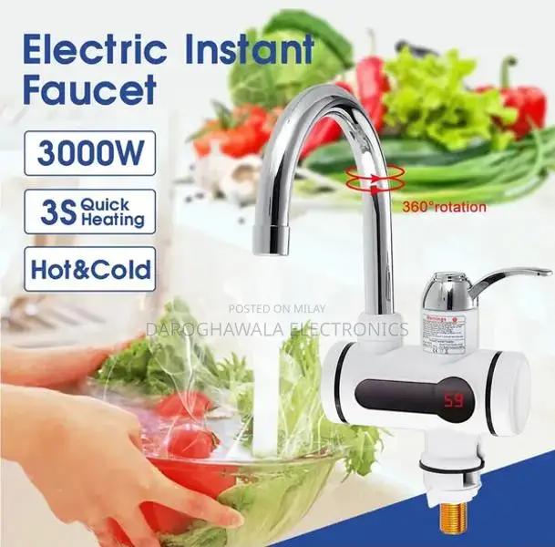 Instant Electric Water Heater Tap with Digital Temperature Display