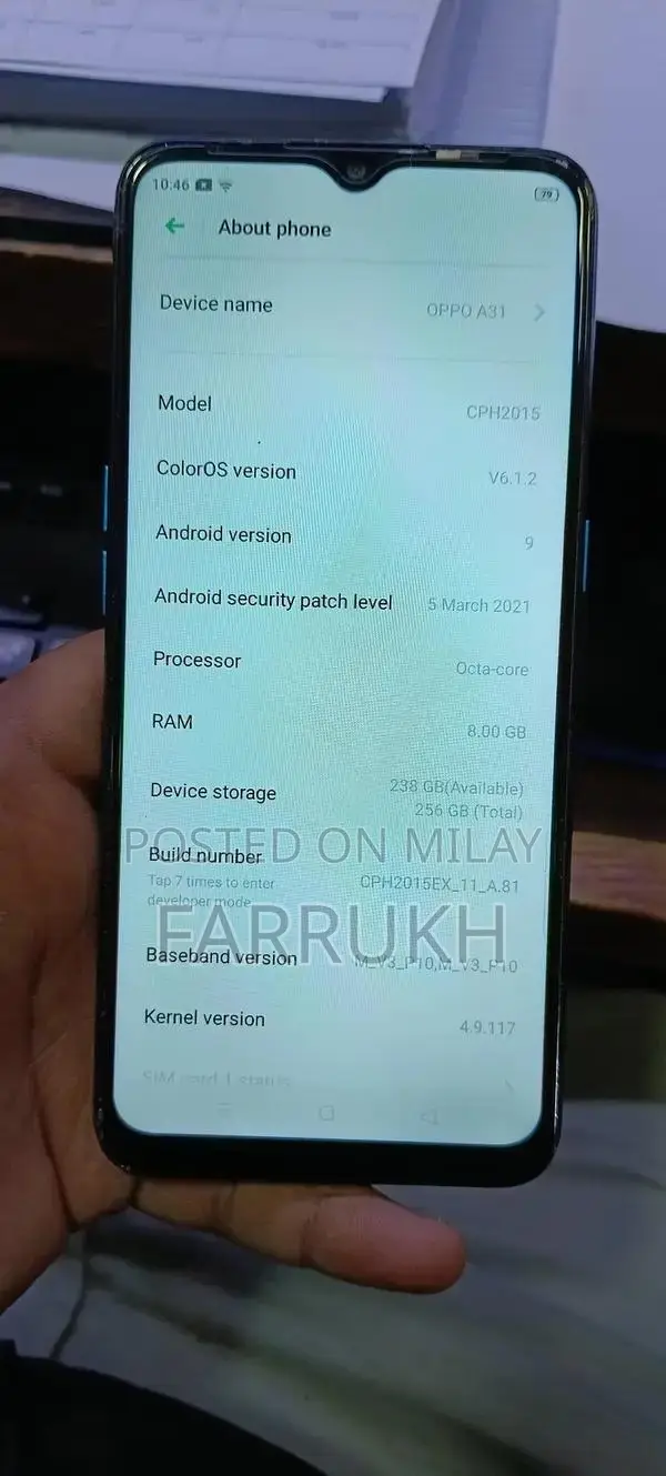 OPPO A31 Smartphone - Mid-Range Android Device with Ample Storage