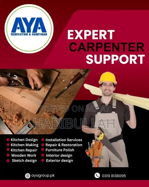 Professional Carpentry Services for Home, Office, and School Renovatio