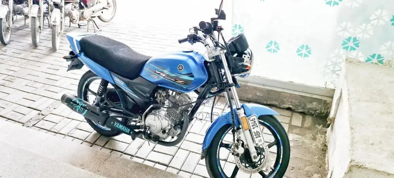 YBZ DX Blue Motorcycle Converted Dec 2020 Model