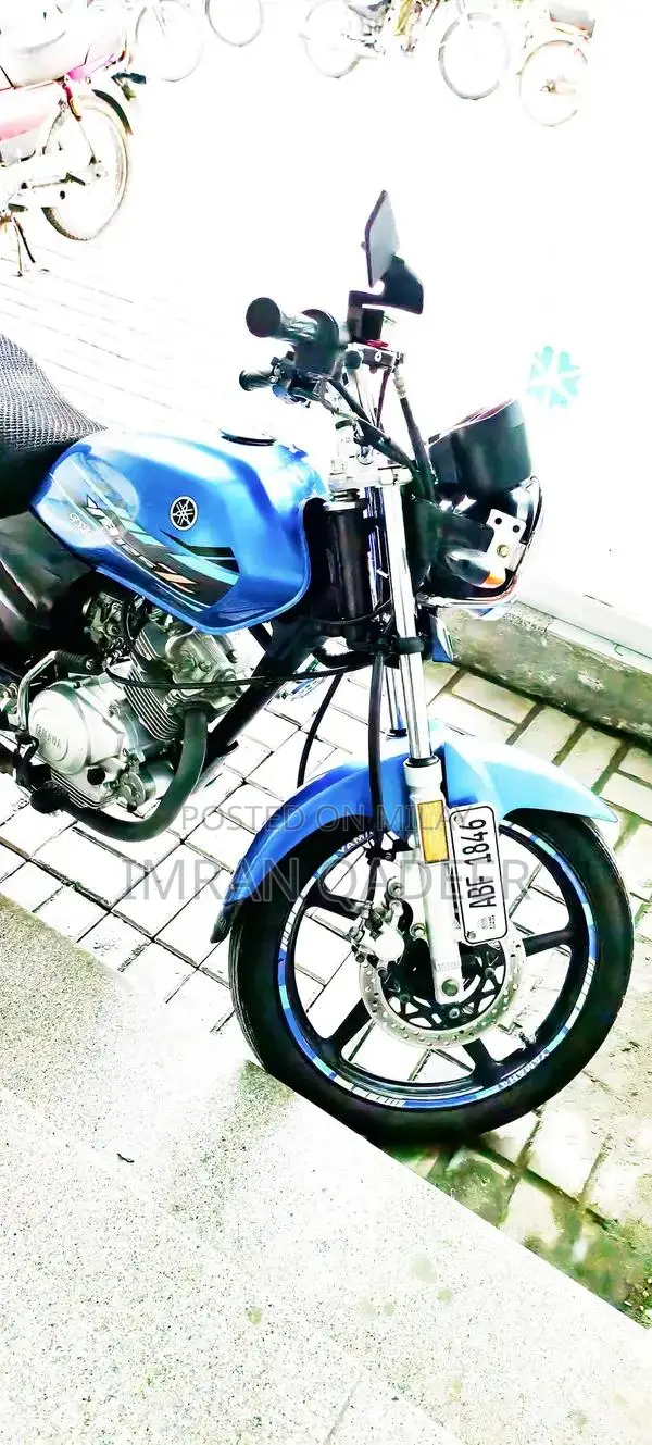 YBZ DX Blue Motorcycle Converted Dec 2020 Model