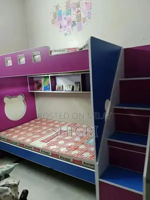 Compact Bunker-Style Bed for Efficient Space Utilization