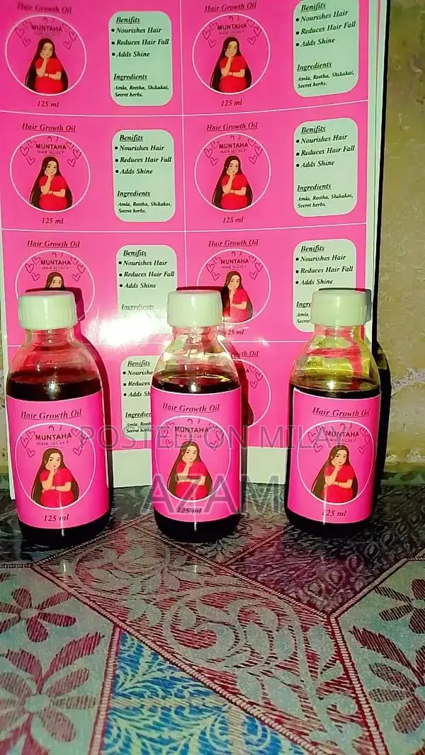 Muntaha Secret Hair Oil - Strengthen and Prevent Hair Loss