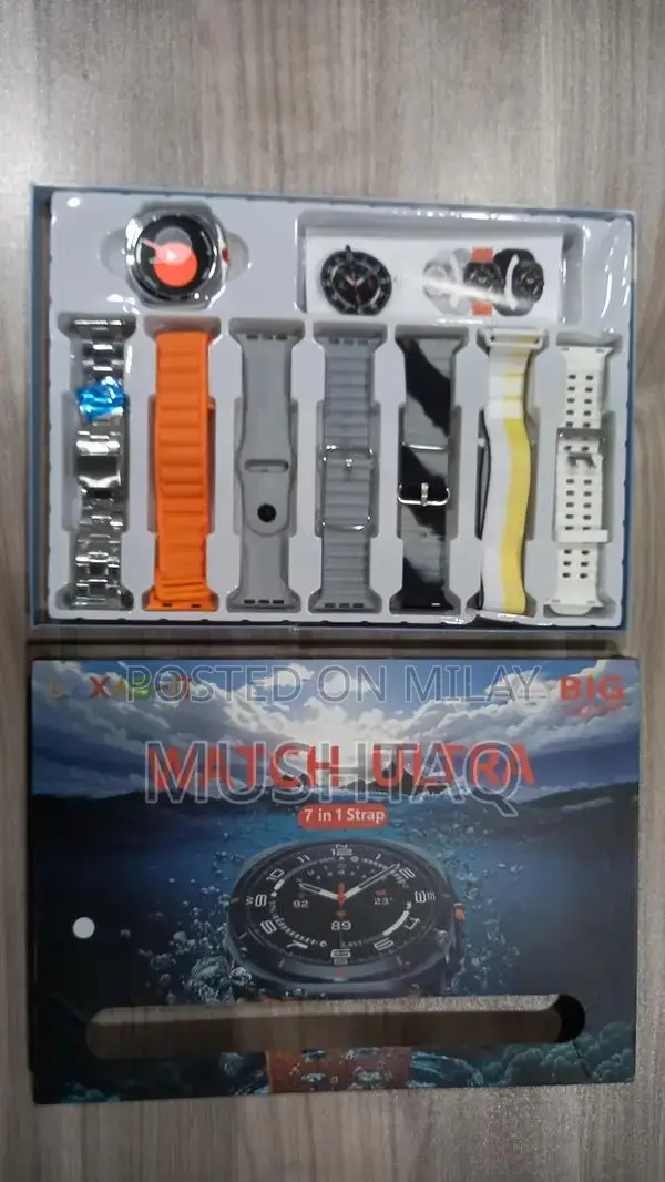 Laxafit Fitness Smartwatch with Multiple Color Straps - Waterproof Act