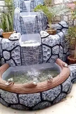 Photo - Decorative Water Feature - Artificial Waterfall and Fountain Design