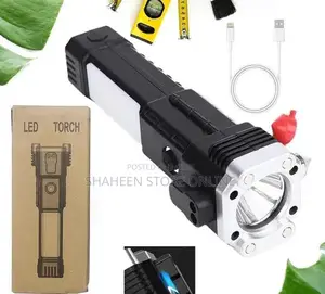 Photo - Rechargeable USB LED Torch with Power Bank for Outdoor Adventures