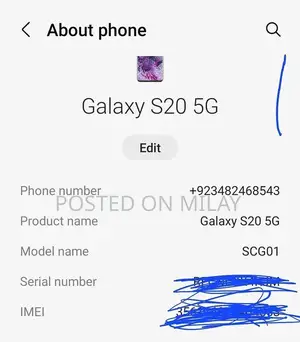 Photo - Samsung Galaxy S20 5G Smartphone High Performance Mobile