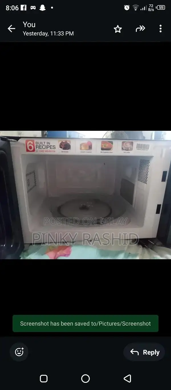 Compact Microwave Oven with Minor Surface Wear