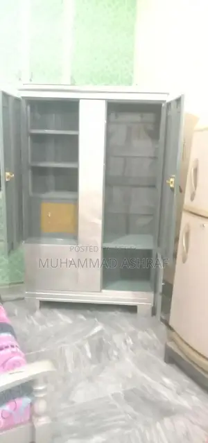 Classic Wooden Almirah Storage Wardrobe