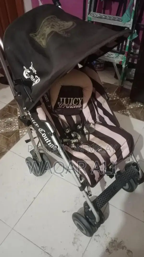 Imported Baby Pram Stroller - Compact Design