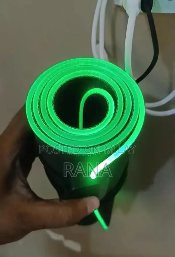 Illuminated RGB Gaming Mouse Pad with LED Lighting