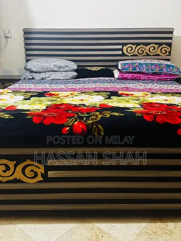 Solid Wood Bed Frame - Pristine Condition