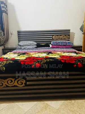 Solid Wood Bed Frame - Pristine Condition