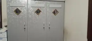 Photo - Grey Wooden Bedroom Furniture Set with Wardrobe and Side Tables