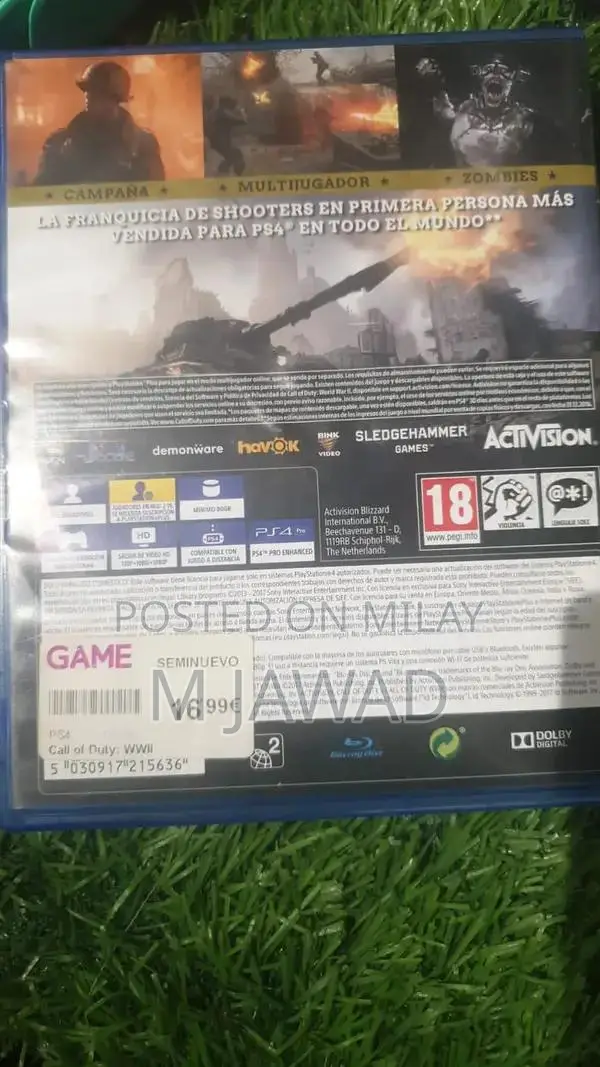 Call of Duty WWII PS4 Game - Complete Edition with Multiplayer & Zombi