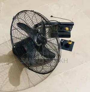 24-inch Heavy Duty Remote Control Wall Fan - Industrial Grade