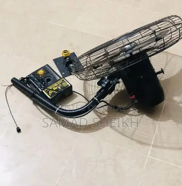 24-inch Heavy Duty Remote Control Wall Fan - Industrial Grade