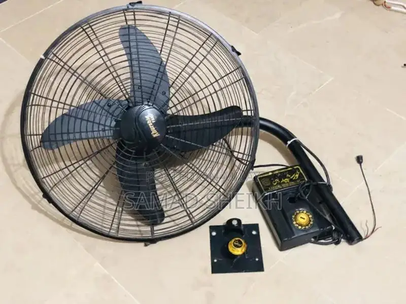 24-inch Heavy Duty Remote Control Wall Fan - Industrial Grade