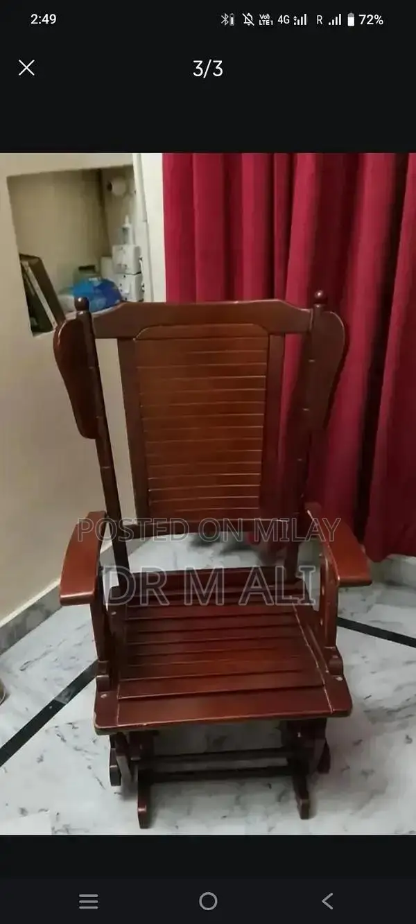 Classic Wooden Rocking Chair - Traditional Home Comfort