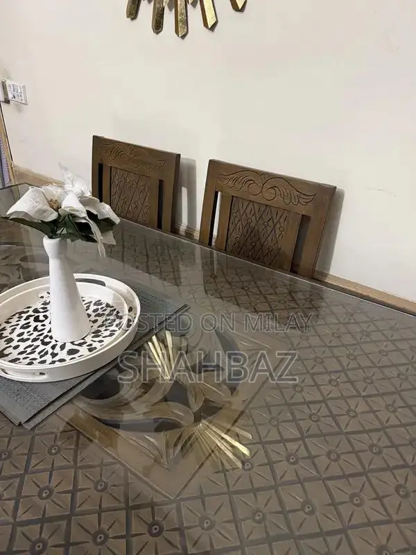 Large Wooden Dining Table for 8 People