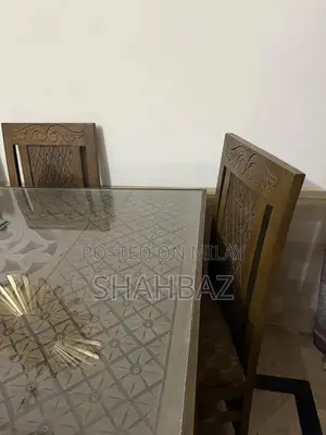 Large Wooden Dining Table for 8 People