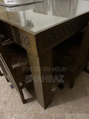 Large Wooden Dining Table for 8 People