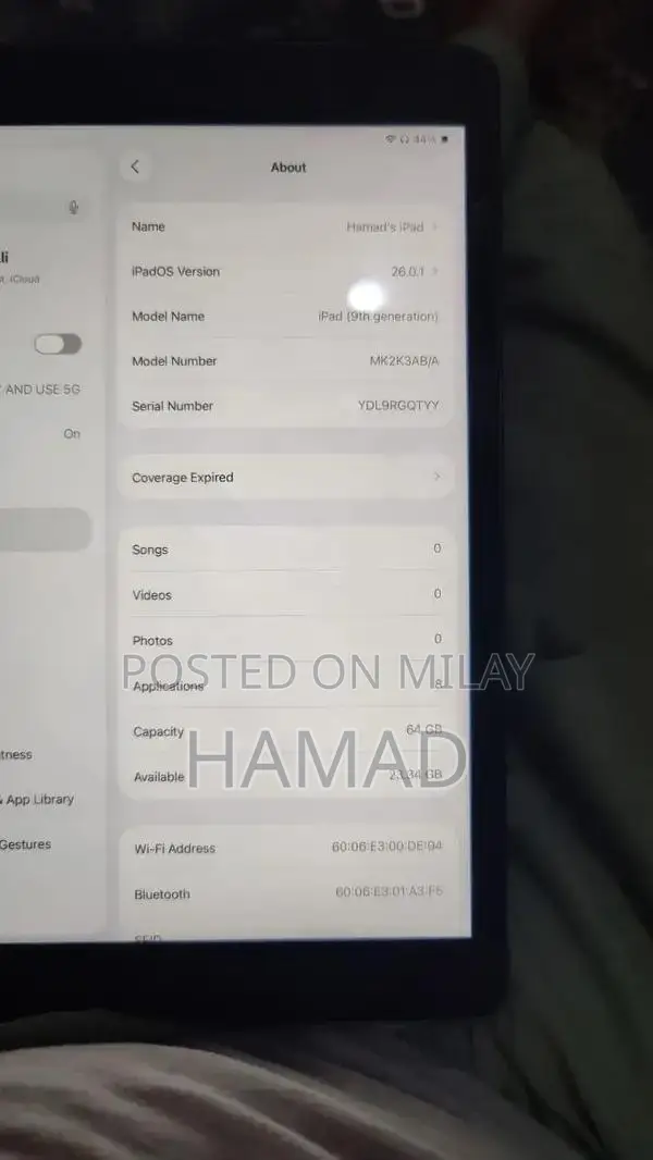 Apple iPad 9th Generation Tablet - 64GB Storage