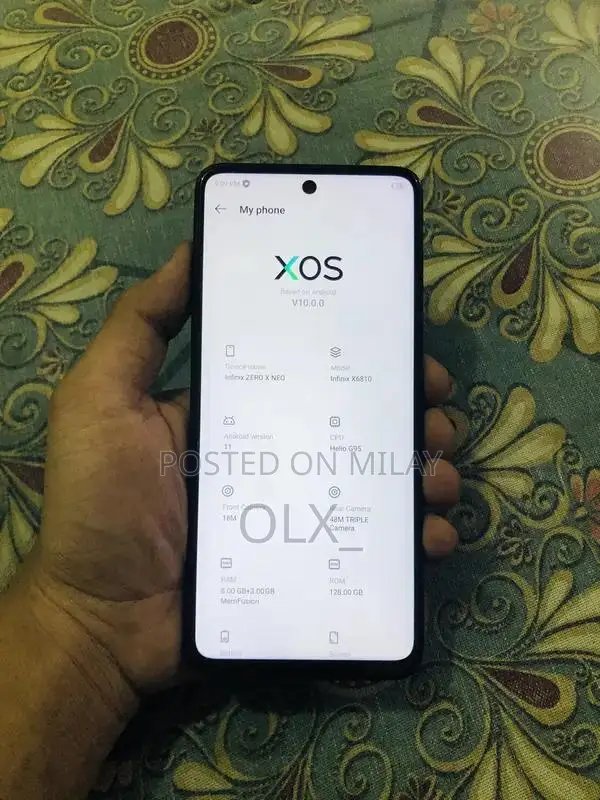 Infinix Zero X Neo 8GB RAM 128GB Storage Smartphone