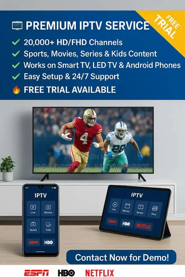 IPTV Streaming Service: Global Live TV Channels in HD & 4K