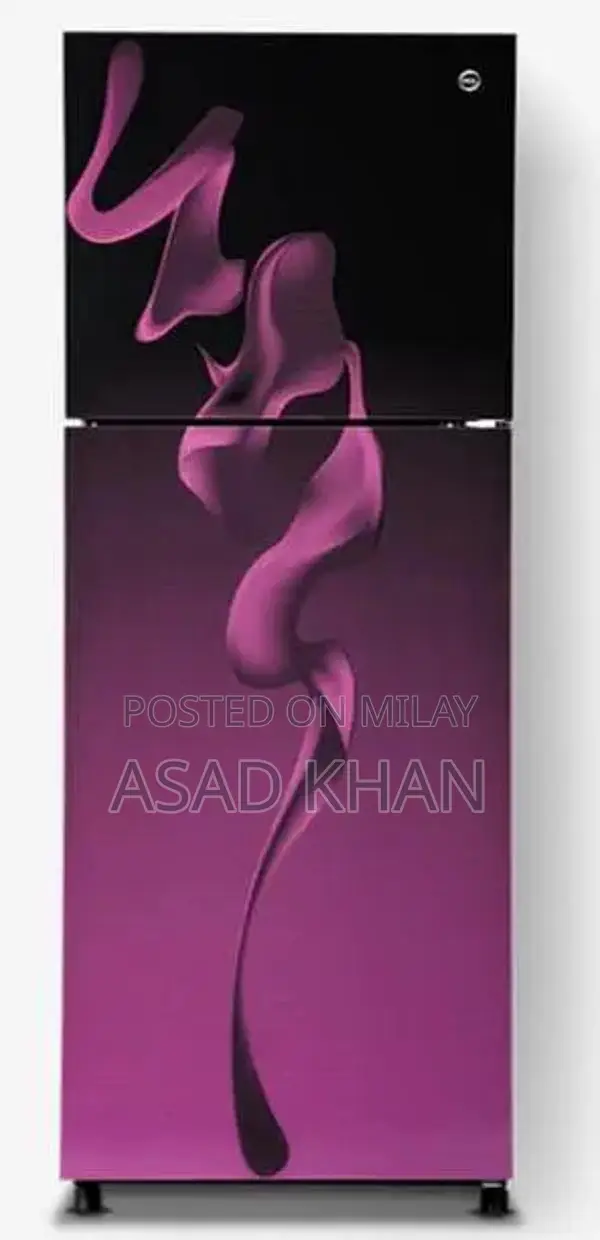 Purple Blaze Glass Door Inverter Refrigerator